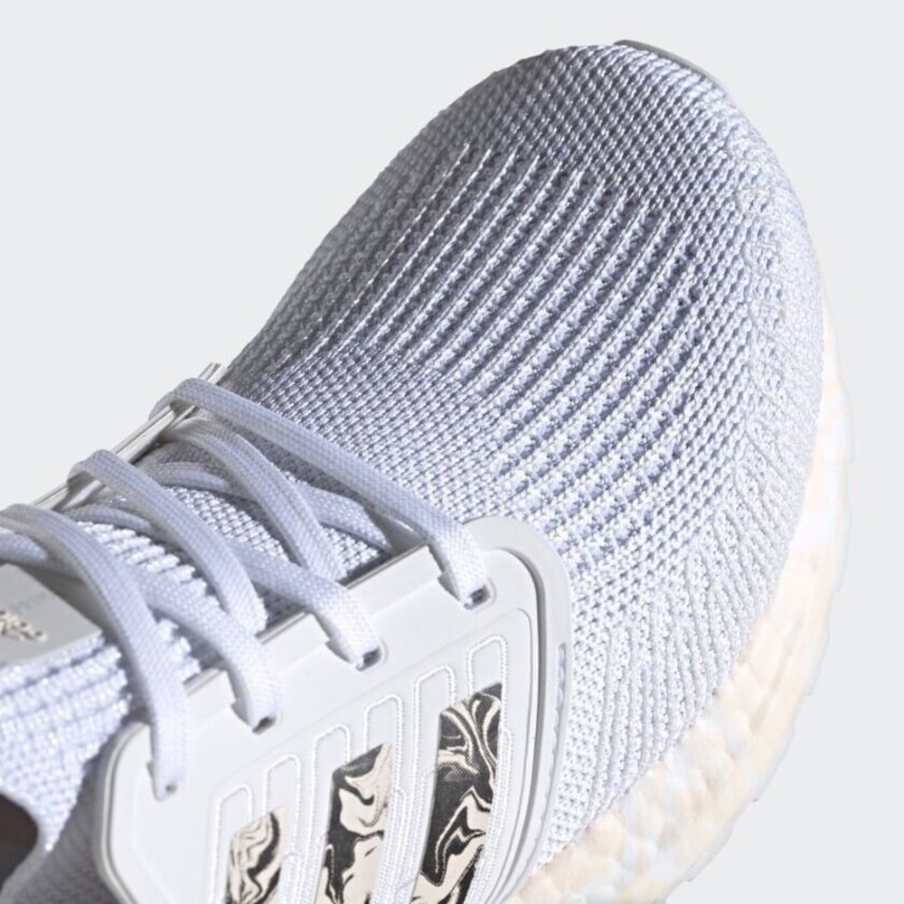 WOMEN'S adidas UltraBoost 20 Glam Pack - White Pink Tint FW5721 - Picture 8 of 10